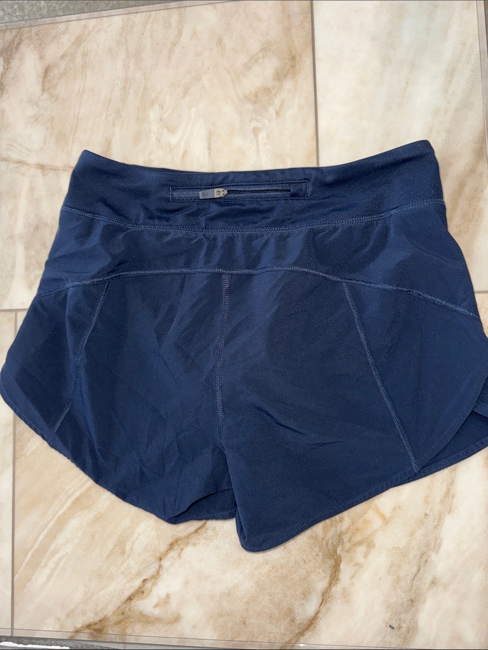 Athleta Girl Navy Performance Athletic Shorts Size L/12